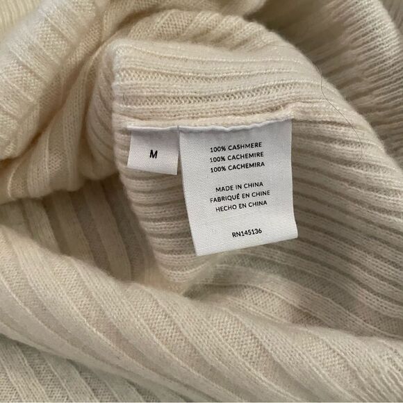 NAADAM Cream Turtleneck Sweater - Picture 5 of 8